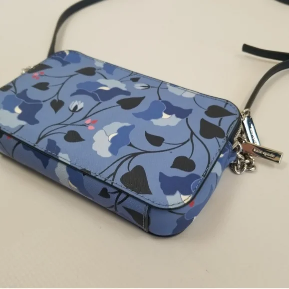 Kate Spade Staci Nouvaeu Bloom Small Double Zip Crossbody